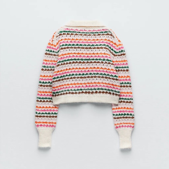 Zara knit cardigan🌈 - Picture 4 of 7